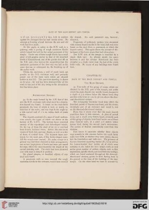 Chapter IV: Date of the deposit and temple