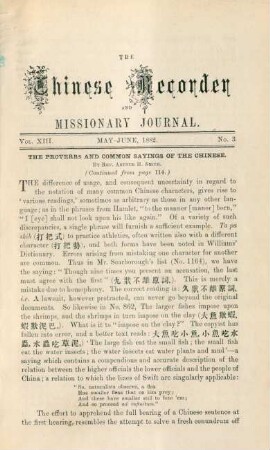 No. 3. May - June, 1882
