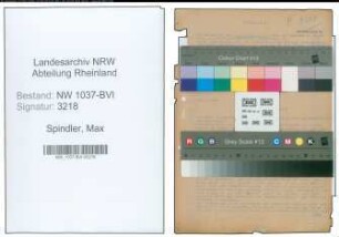 Entnazifizierung Max Spindler , geb. 09.01.1883 (Musikdirektor)