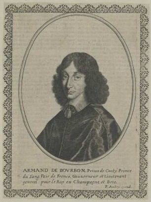 Bildnis des Armand de Bourbon de Conty