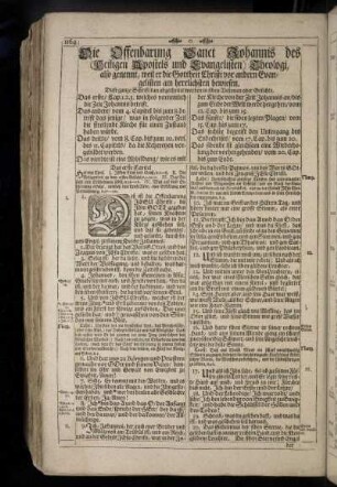 Die Offenbarung Sanct Johannis des (Heiligen Apostels und Evangelisten) Theologi, also genennt, weil er die Gottheit Christi vor andern Evangelisten am herrlichsten bewiesen.