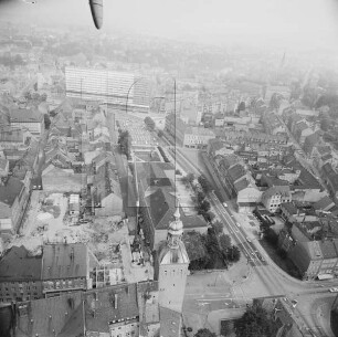 Südseite der Altstadt von Bautzen : Blickrichtung Osten
