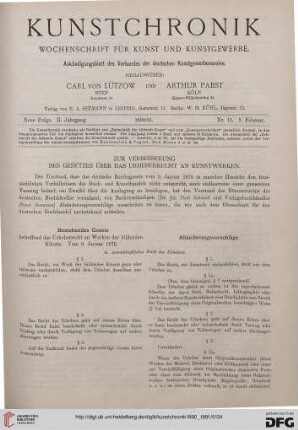 Heft 15 (5. Februar 1891)