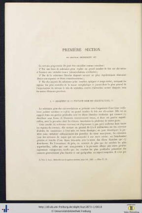 Première Section. Du Cerveau Proprement Dit.