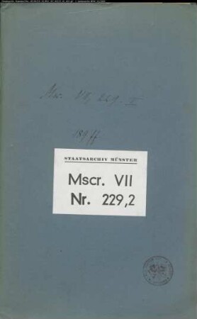 Urkunden- und Aktenabschriften und Exzerpte, zusammengestellt durch Roger Wilmans, Bd. 2