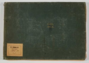 Skizzenbuch 1843. 1844.