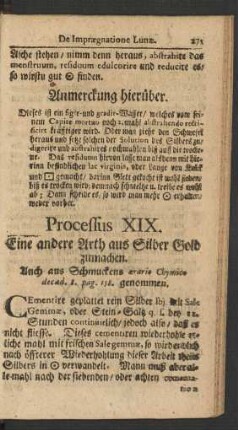 Processus XIX.