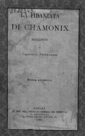 La fidanzata di Chamonix : racconto