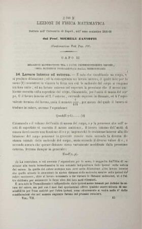 Lezioni sulla Termondinamia.