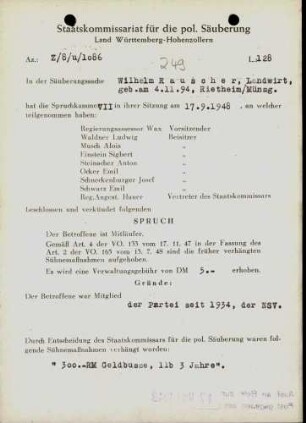 Rauscher, Wilhelm