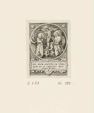Kleine Kreuzigung (sog. "Degenknopf Kaiser Maximilians")