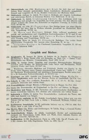 Graphik und Bücher (Nr. 250-311)