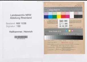 Entnazifizierung Heinrich Hellhammer , geb. 02.07.1893 (Steiger)