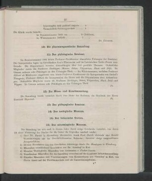 11) Das philologische Seminar.