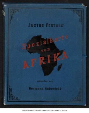 Spezial-Karte von Afrika im Maßsstab von 1:4.000.000