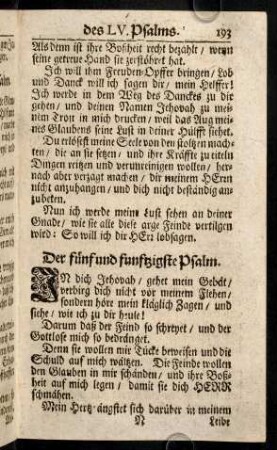 193-203, Der LV. - LVIII. Psalm