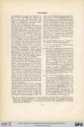 Chronologie