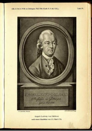 Ill. "August Ludwig von Schlözer"
