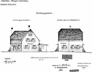 Erzingen (Baden): Empfangsgebäude Ansichten