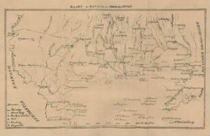 Kaart van Batavia en ommelanden
