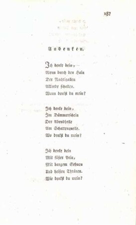 Andenken.