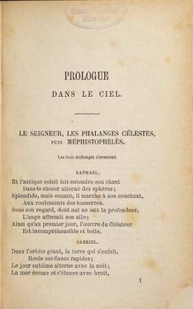 La Tragédie du docteur Faust de Goethe : en vers français