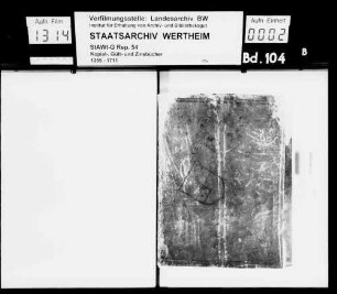 Zinsbuch Walldürn (sogen. Walldürner Urbar)