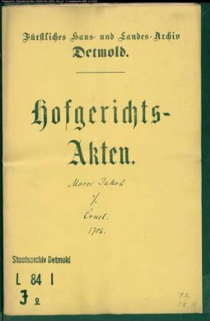 Jakob, Moses gegen Bartold Cruel im Klüt - Schuldforderung