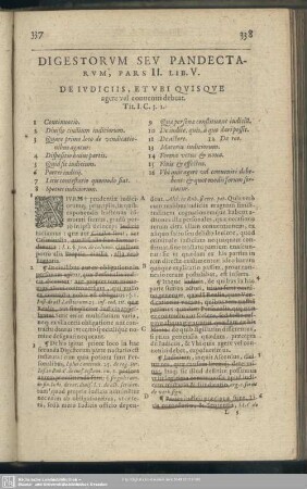 Digestorum Seu Pandectarum, Pars II