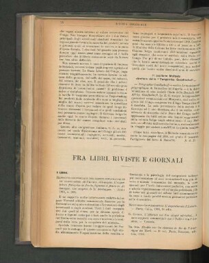 Fra Libri, Riviste E Giornali.