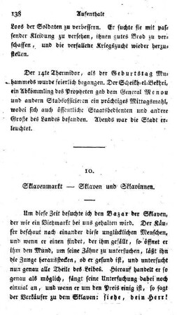 10. Sklavenmarkt. ? Sklaven und Sklavinnen.