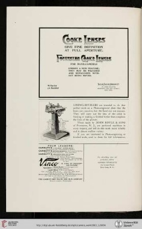 Taylor, Taylor & Hobson Ltd. [Cooke Lenses]