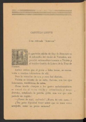 Capítulo LXXVII - Una retirada "honrosa"