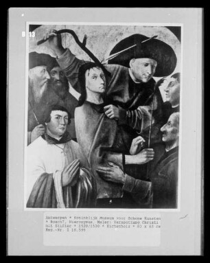 Verspottung Christi mit Stifter