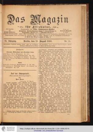 Nr. 35. - 29. August 1896