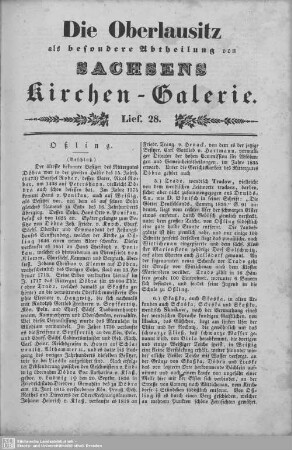 Oßling (Beschluß), Eybau (Fortsetzung) : 28. Lieferung
