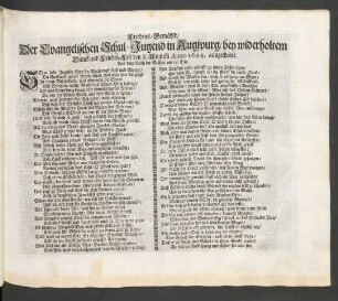 Friedens-Gemähld ... Anno 1684. ausgetheilet ...
