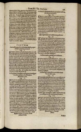 Pactum. - Promissio.