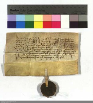 Dietrich v. Cleen, Komthur zu Marburg präsentiert für die Pfarrei Gossfelden den Johannes Eyle, D.O.