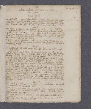 IX. [Collatio versionis Germanicae cum textu Hebraeo in (123r) Os., (126v) Joel., (128r) Am. 1695]