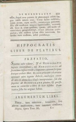 Hippocratis Liber De Flatibus