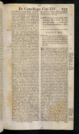 109-116, Caput XIV