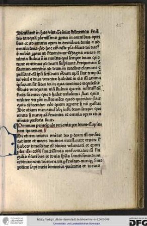 Primum principale unionis per deum, capitulum quartum.