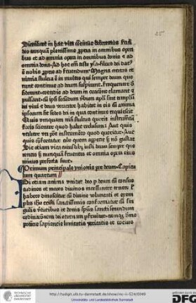 Primum principale unionis per deum, capitulum quartum.