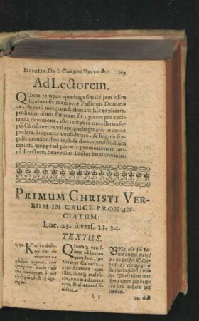 Primum Christi Verbum In Cruce Pronunciatum.