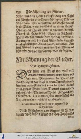 Für Lähmung der Glieder