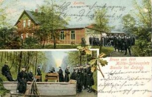 Gruss von dem Militär-Schiessplatz Bienitz bei Leipzig : Kantine
