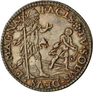 Medaille auf die Huldigung von Prinz Wilhelm von Oranien, 1578