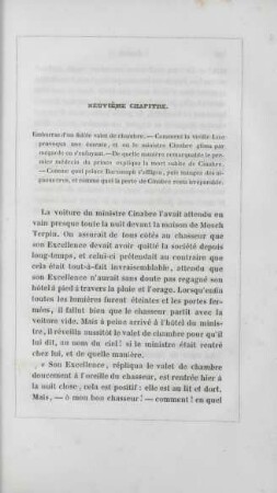 Neuvième chapitre