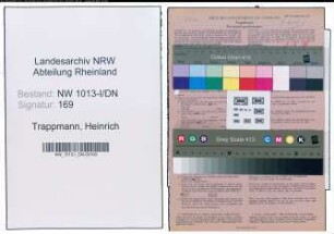 Entnazifizierung Heinrich Trappmann , geb. 04.10.1910 (Lichtpauser)